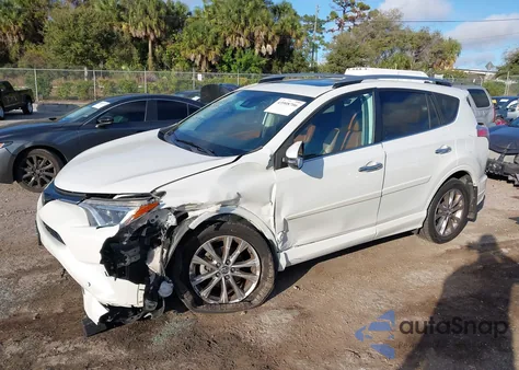 2017 Toyota Rav4 Platinum из США, поврежденный, VIN 2T3DFREV4HW555159